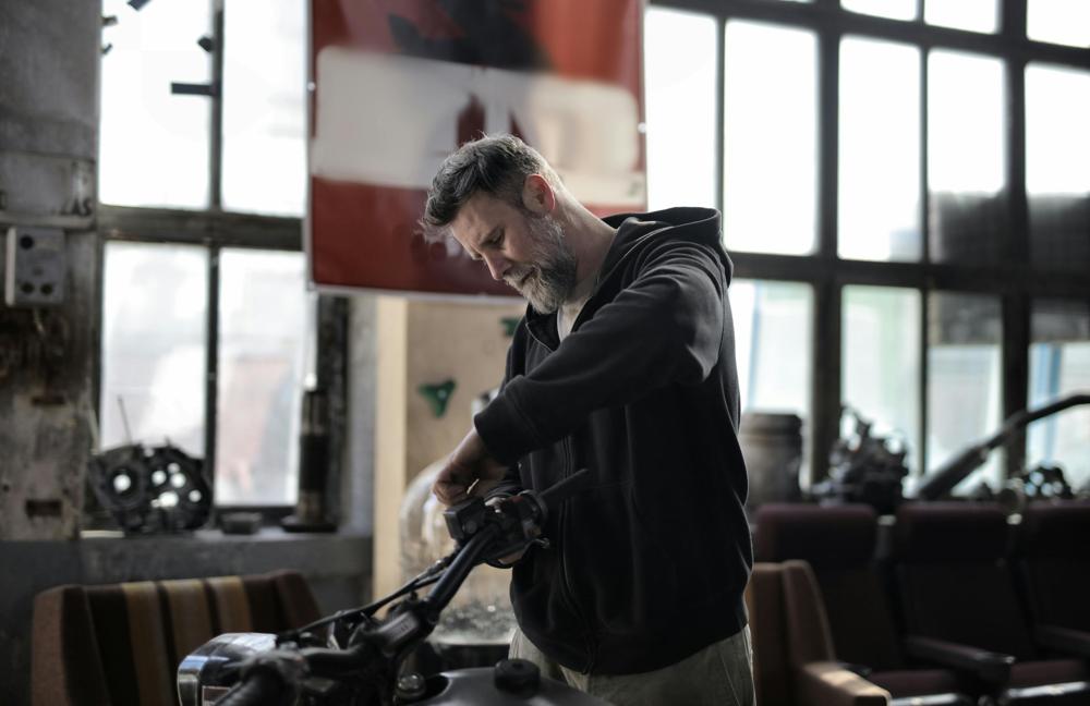 motorcycle garage