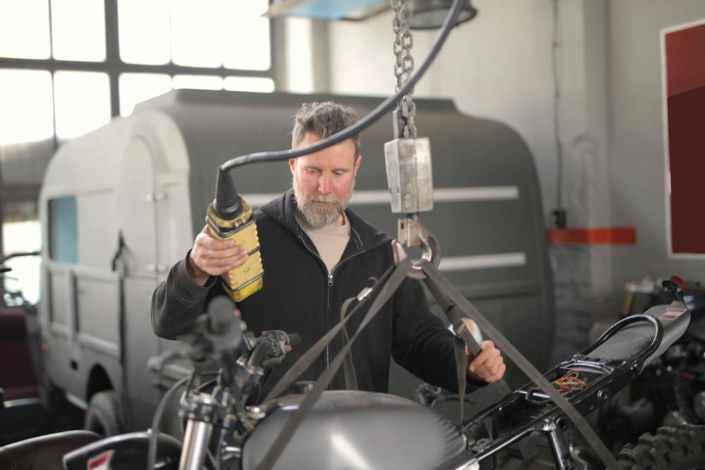motorcycle garage